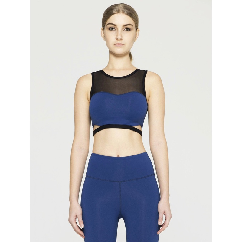 ILLUSION BRA 2.0, ATLANTIC/BLACK MESH