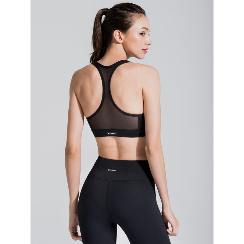 INTRO BRA, BLACK/BLACK MESH