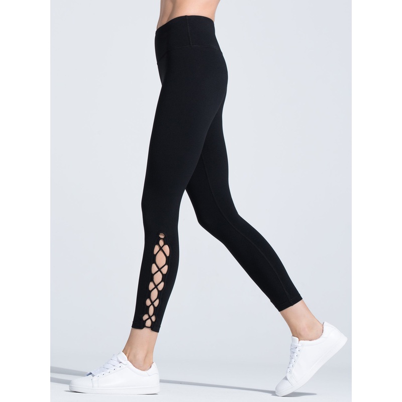 MUSE ANKLE CROPS, BLACK