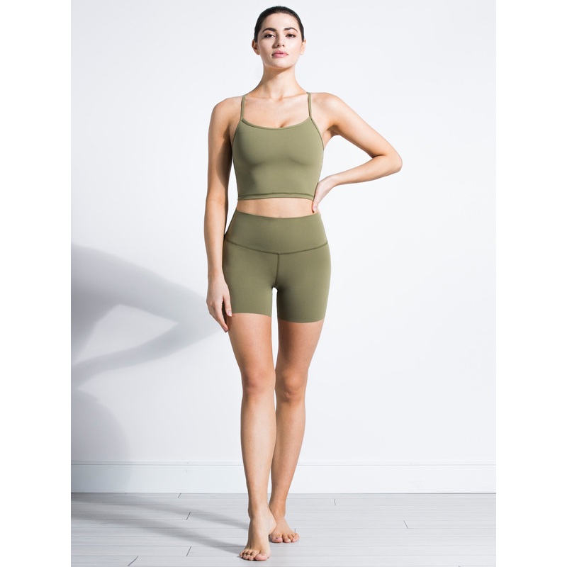 NUDE SHAPE 6″ SHORTS, SAGE