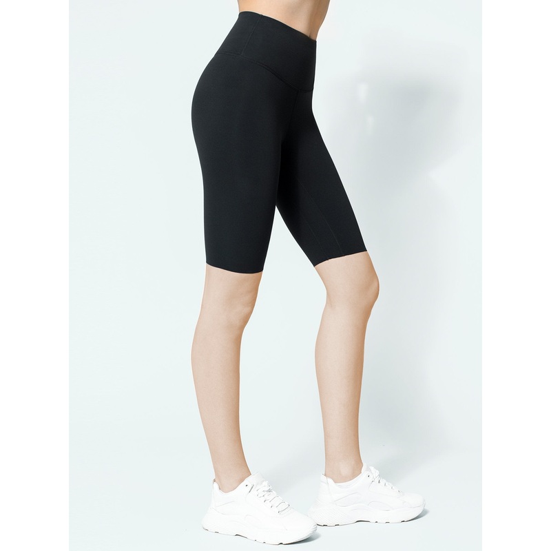 NUDE SHAPE BIKER SHORTS, BLACK