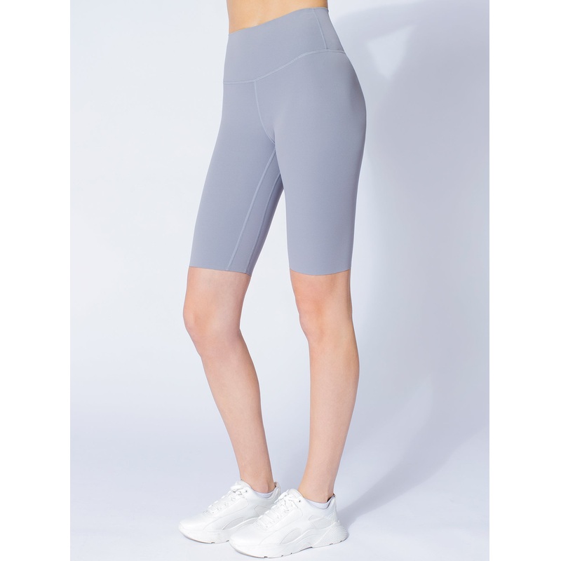 NUDE SHAPE BIKER SHORTS, LUNAR GREY