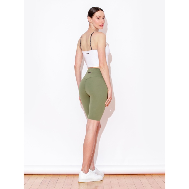 NUDE SHAPE BIKER SHORTS, SAGE