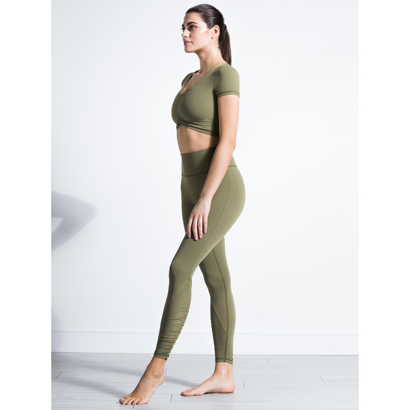RUCHED NUDE PANTS
