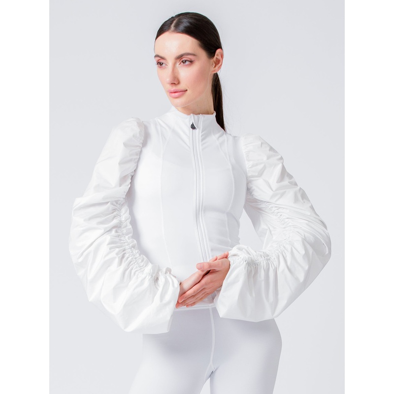 RUNWAY FIT JACKET, WHITE