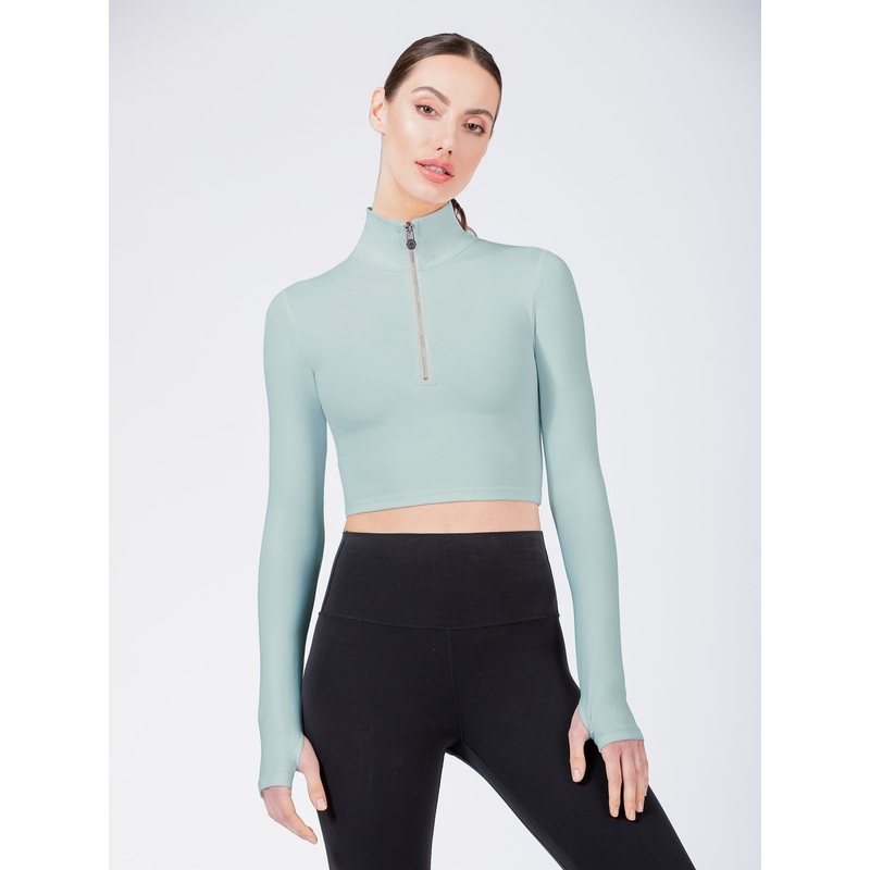 ATHLETICS HALF ZIPPER TOP