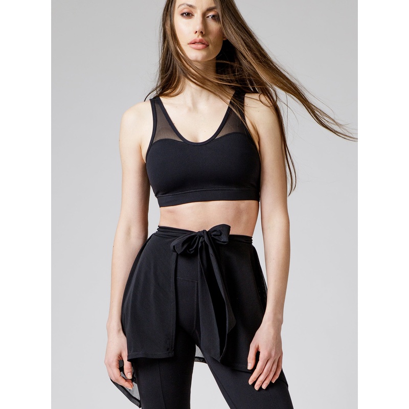 DEMURE MESH BRA