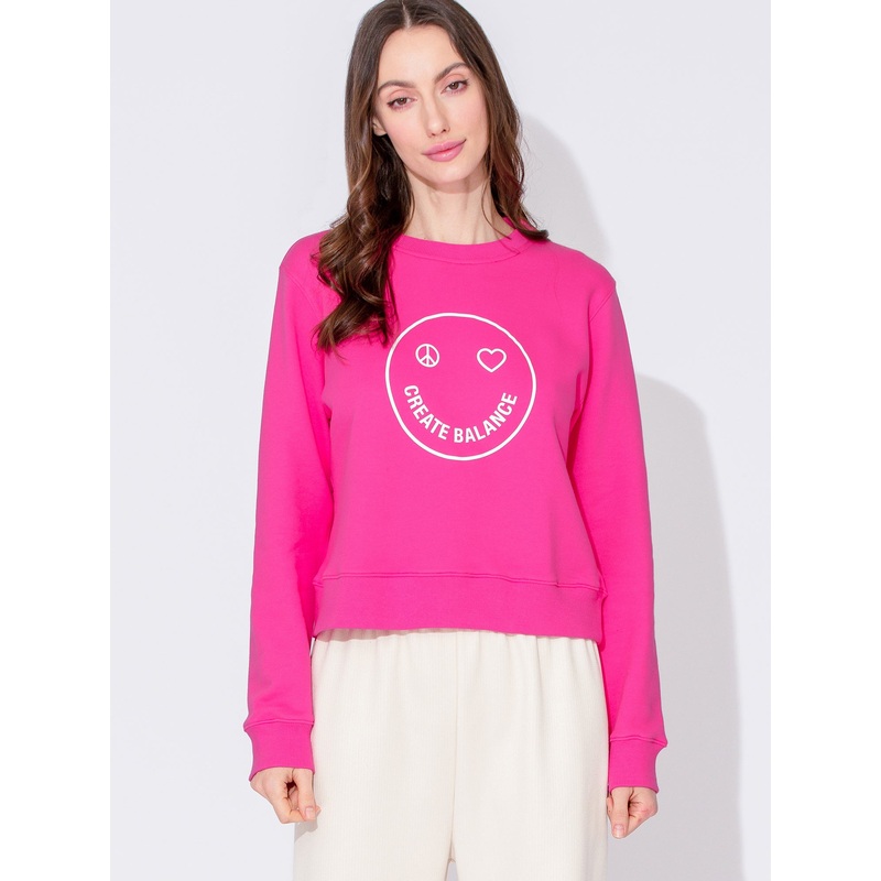 HAPPY GLOW SWEATSHIRT, DIVA