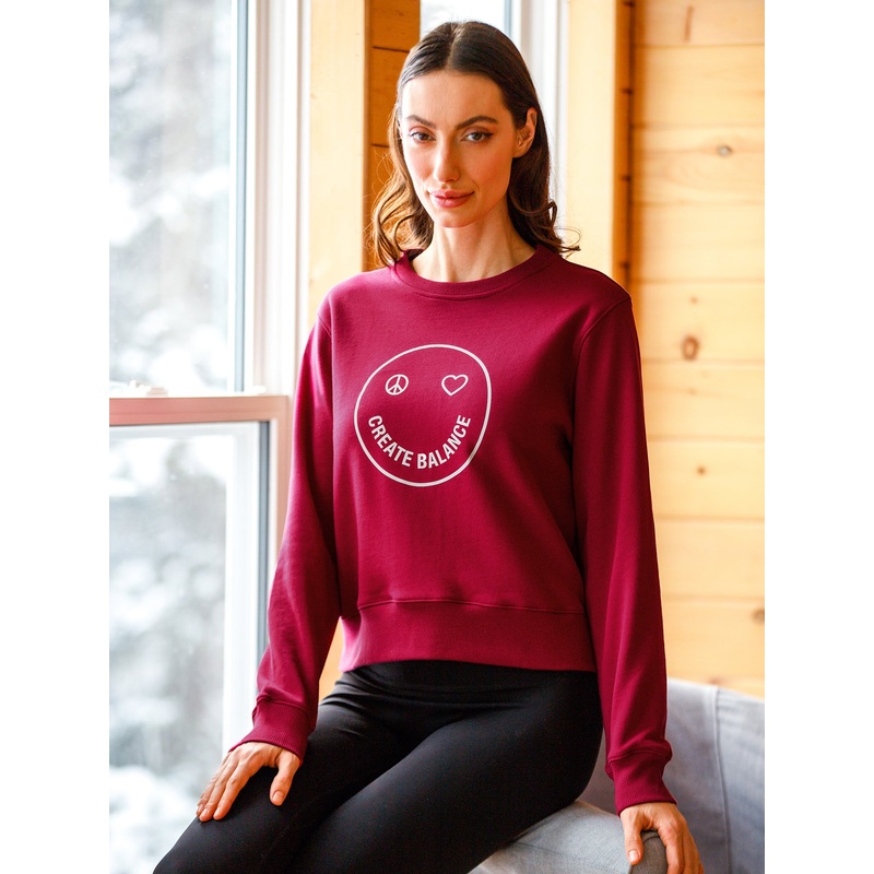 HAPPY GLOW SWEATSHIRT, WILDBERRY