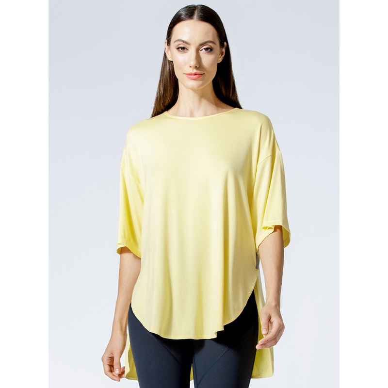HI LO OVERSIZE TEE, JASMINE