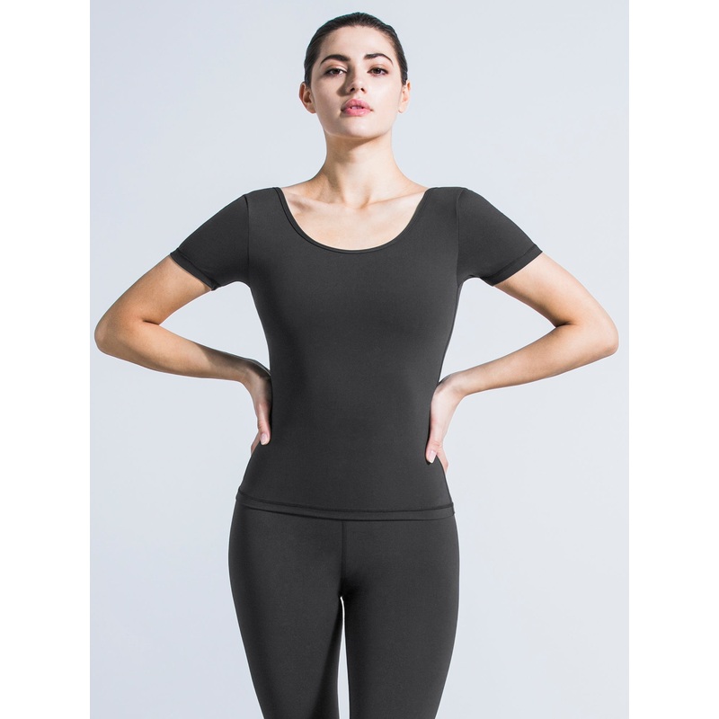 NUDE SHAPE TEE, LIMESTONE