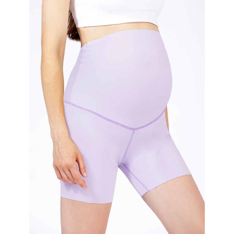 OVER THE BUMP MATERNITY NUDE SHAPE 6″ SHORTS