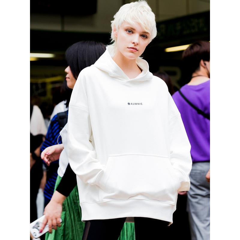 LOGO HOODIE, WHITE