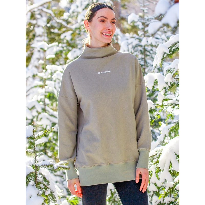 LONG SWEATSHIRT, GREEN