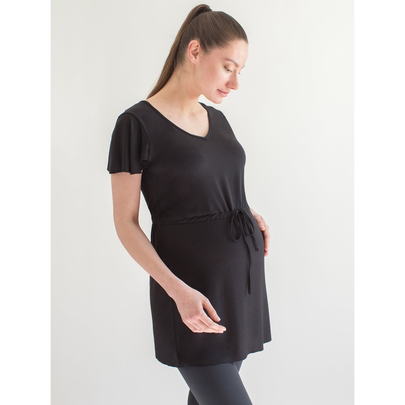 MATERNITY DRAWSTRING LILY TOP