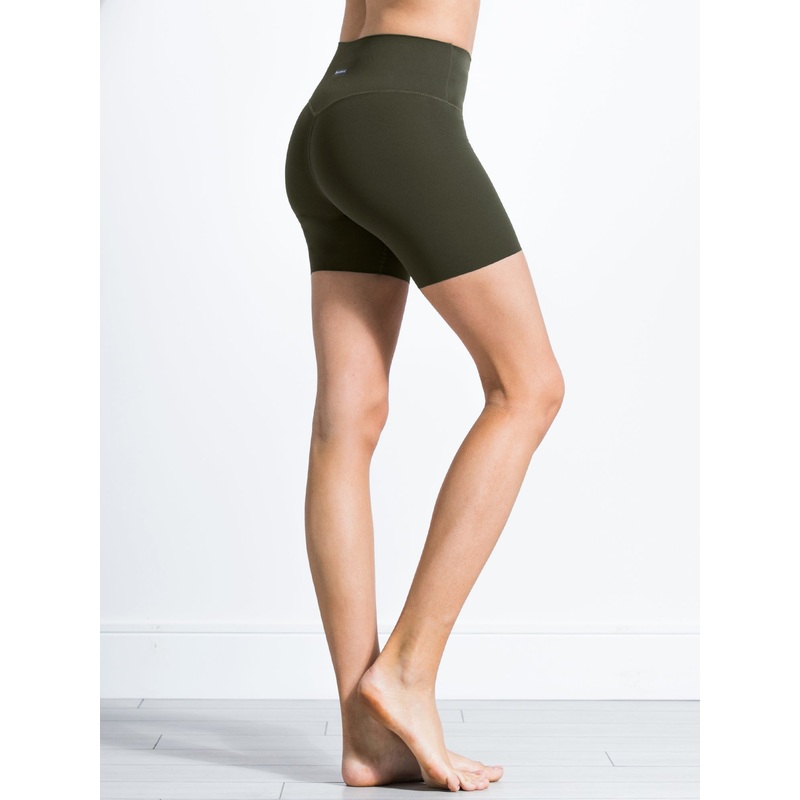 NUDE SHAPE 6″ SHORTS, DARK GREEN