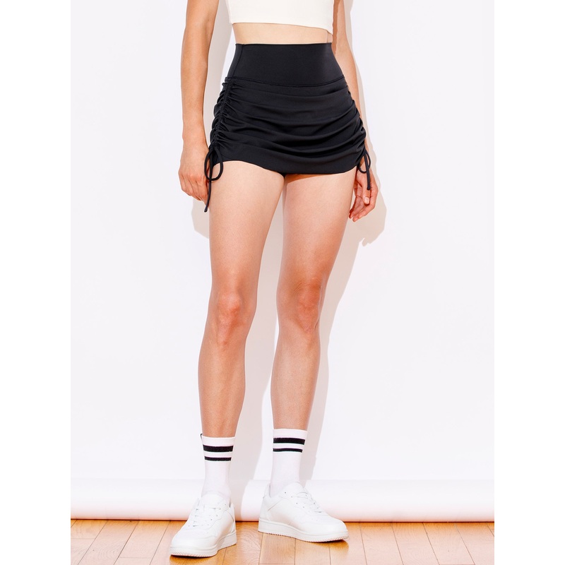 NUDE TENNIS SKIRT SHORTS