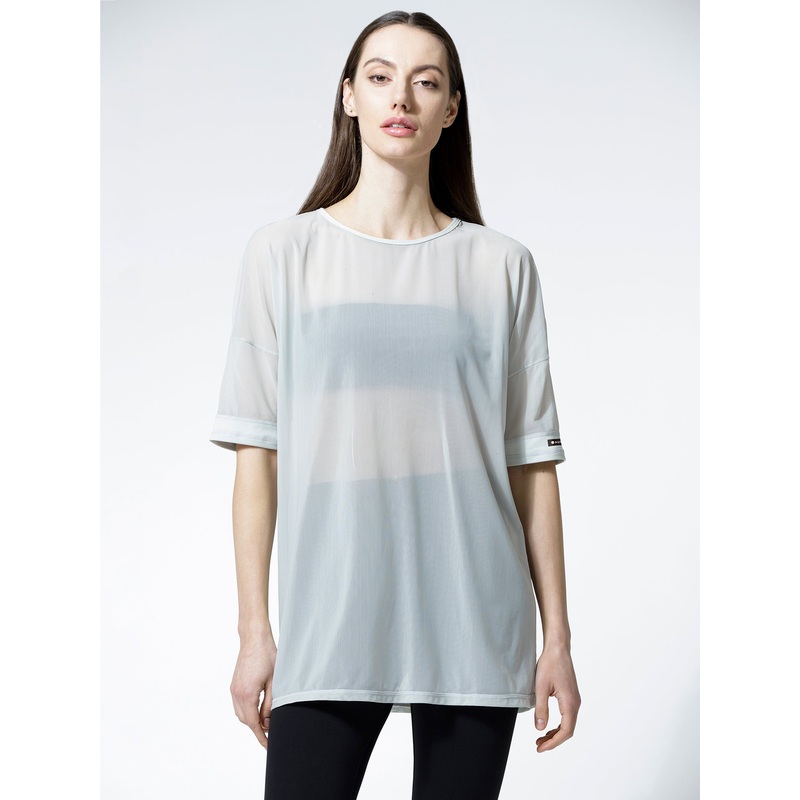 OVERSIZED MESH TEE, SEASALT