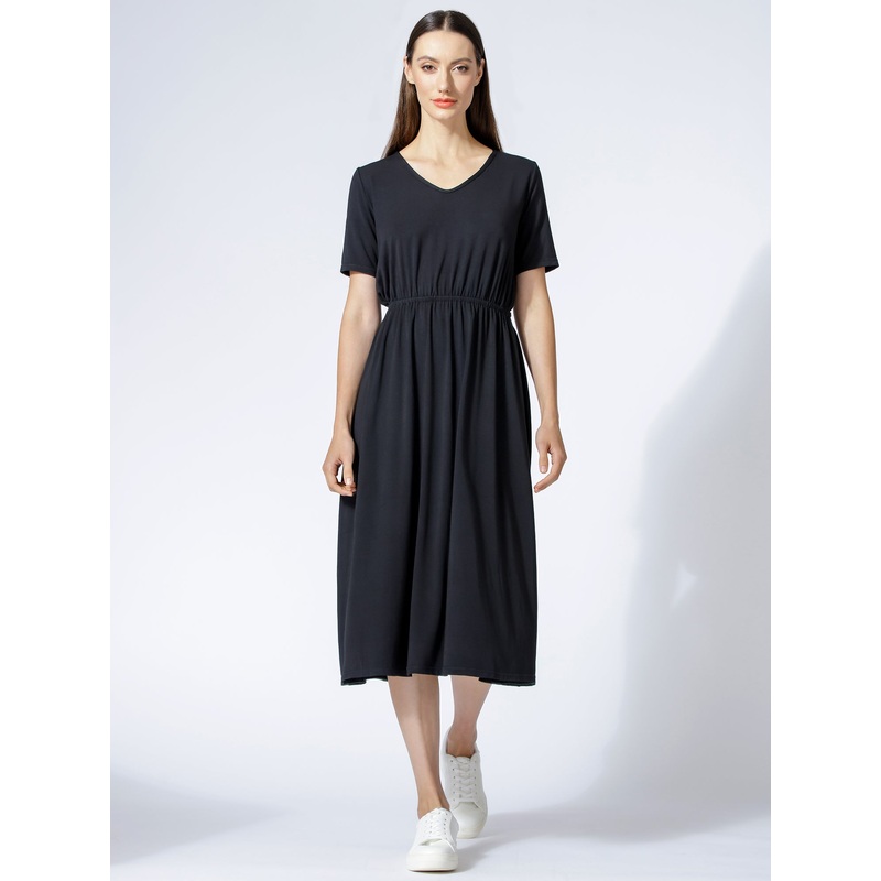 V NECK TEE DRESS