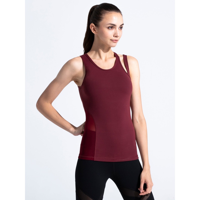 VERGE TANK 2.0, BORDEAUX/BORDEAUX MESH