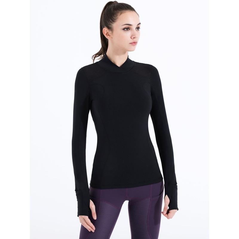 FLEX CURVE TEE, BLACK