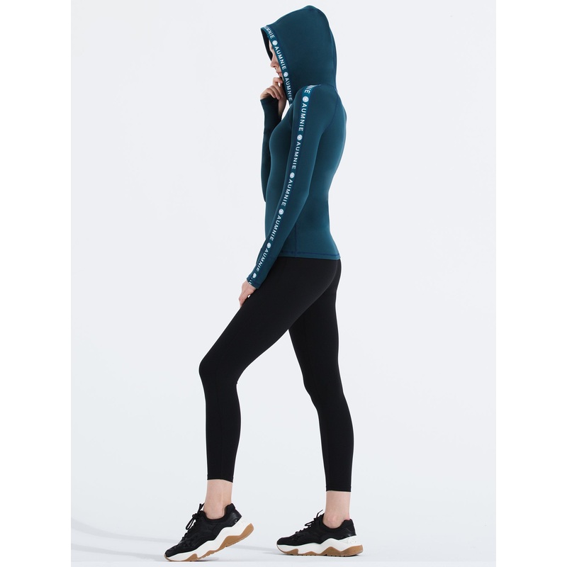 HOODED LOGO TOP, LAKE