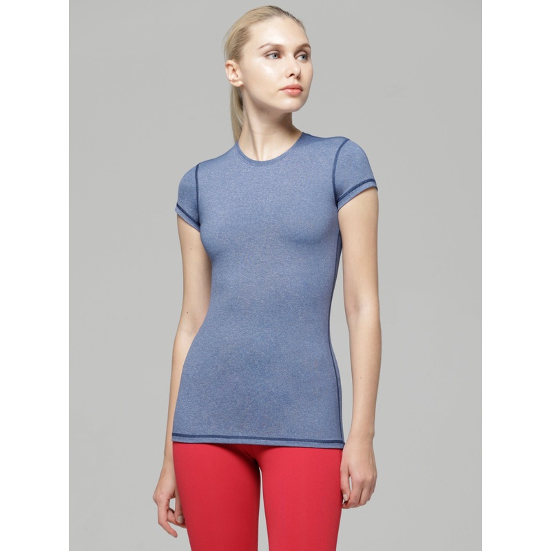 ICE TEE, HEATHER BLUE