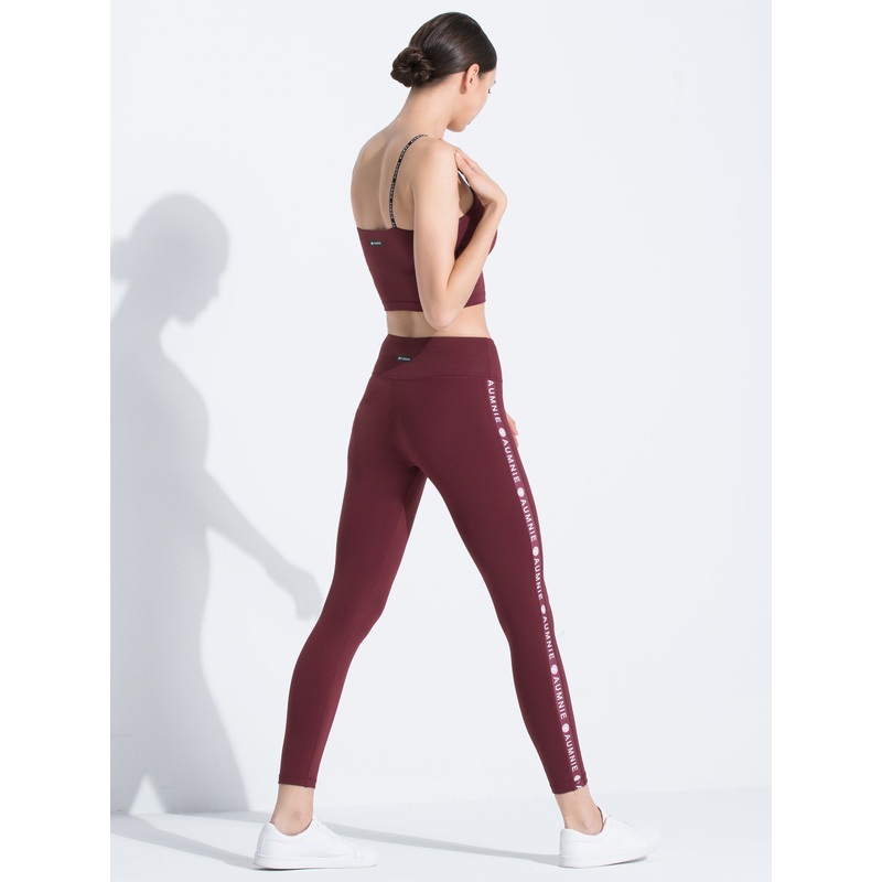 LOGO PANTS, BORDEAUX