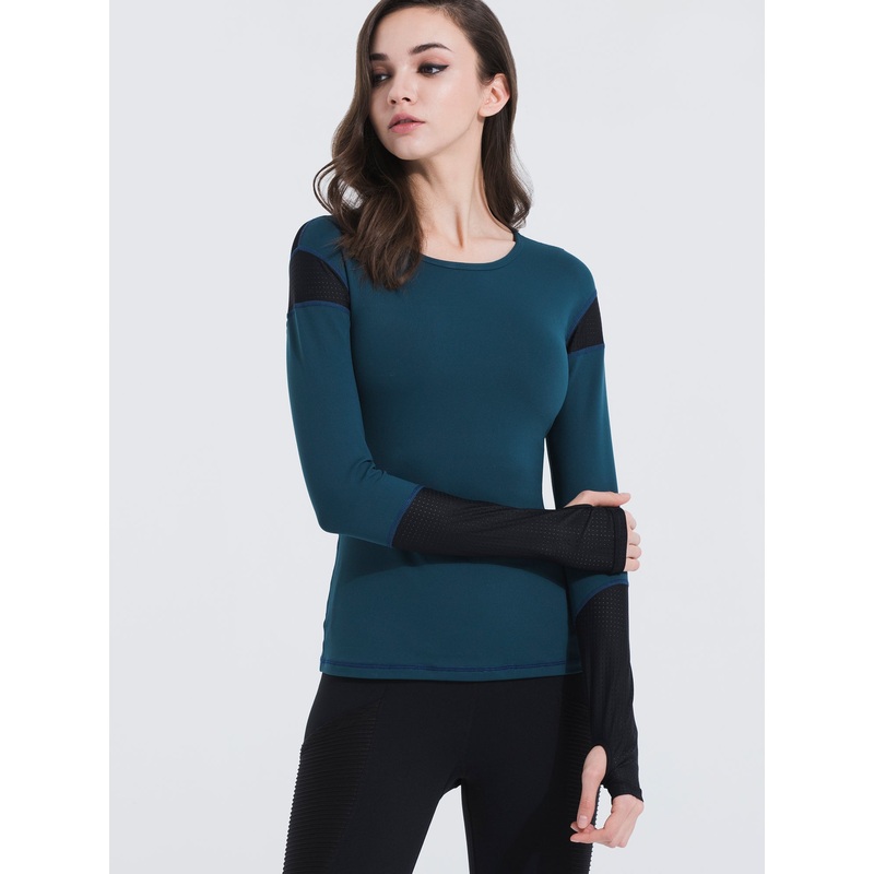 TRIANGLE MESH TEE, LAKE
