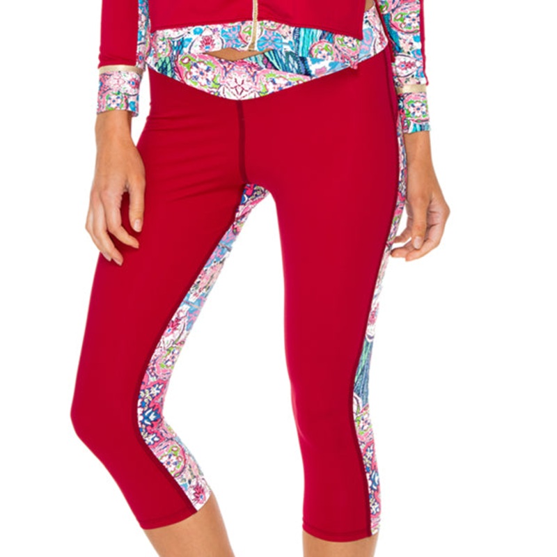 AZUCAR – Cross Waistband Capri Legging