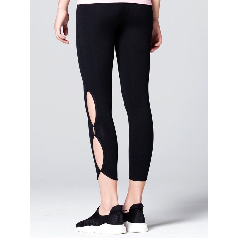 CHAKRA ANKLE CROPS, BLACK