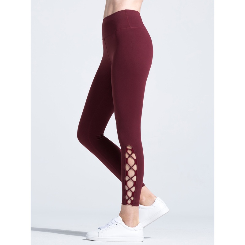 MUSE ANKLE CROPS, BORDEAUX