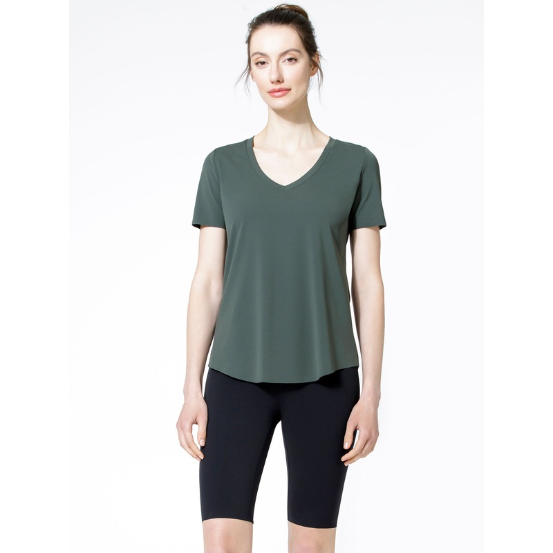 RELAXED NUDE TEE, DEEP FOREST