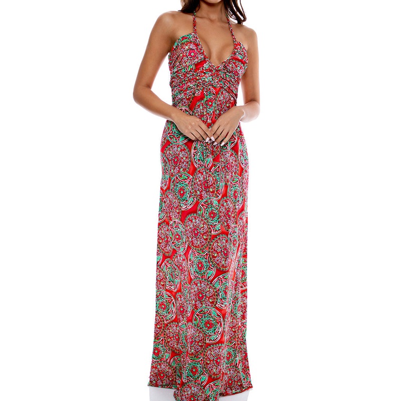 AZULEJOS DEL MAR – “cocktail Hour” Maxi Dress