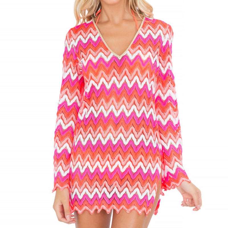 FLAMINGO BEACH – Plunge Dress