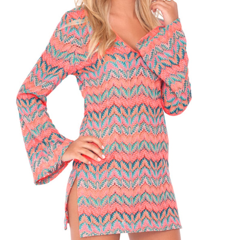 FUEGO DIVINO – Plunge Dress
