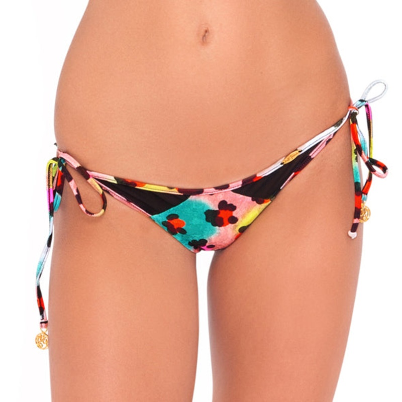 SALTY SKIN – Mesh Cutout Seamless Brazilian Ruched Back Bottom