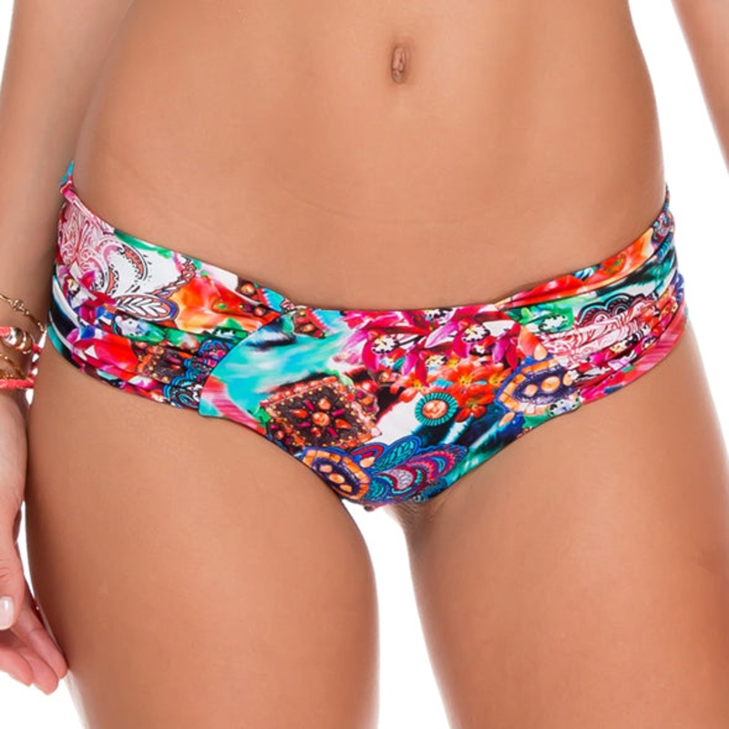 LIKE A FLAME – Scrunch Ruched Back Brazilian Bottom
