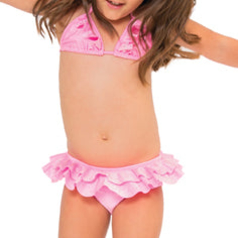 BON BON – Ruffled Triangle Top Bikini