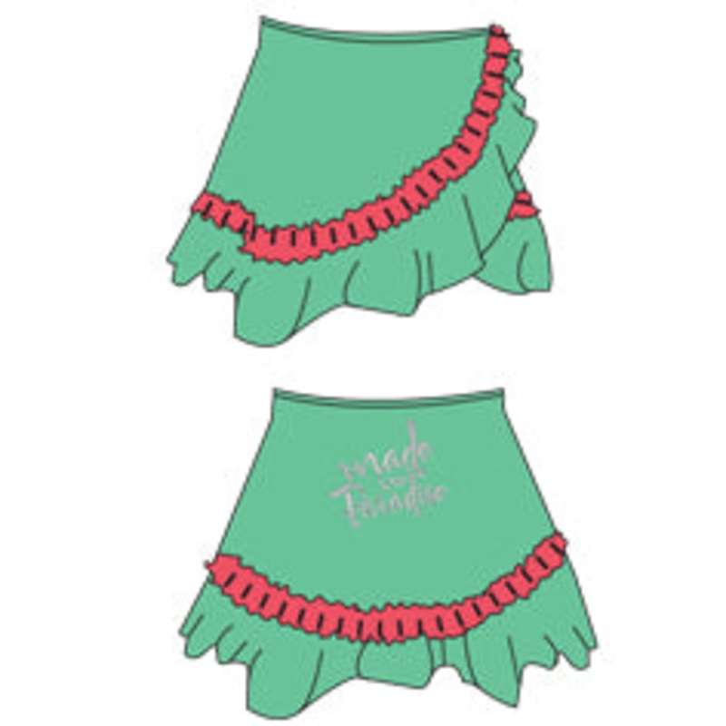 PARADISE – Paradise Crystallized Ruffle Skirt