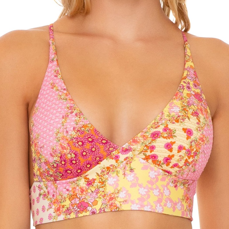 GYPSY DREAM – Halter Cross Back Bustier Top