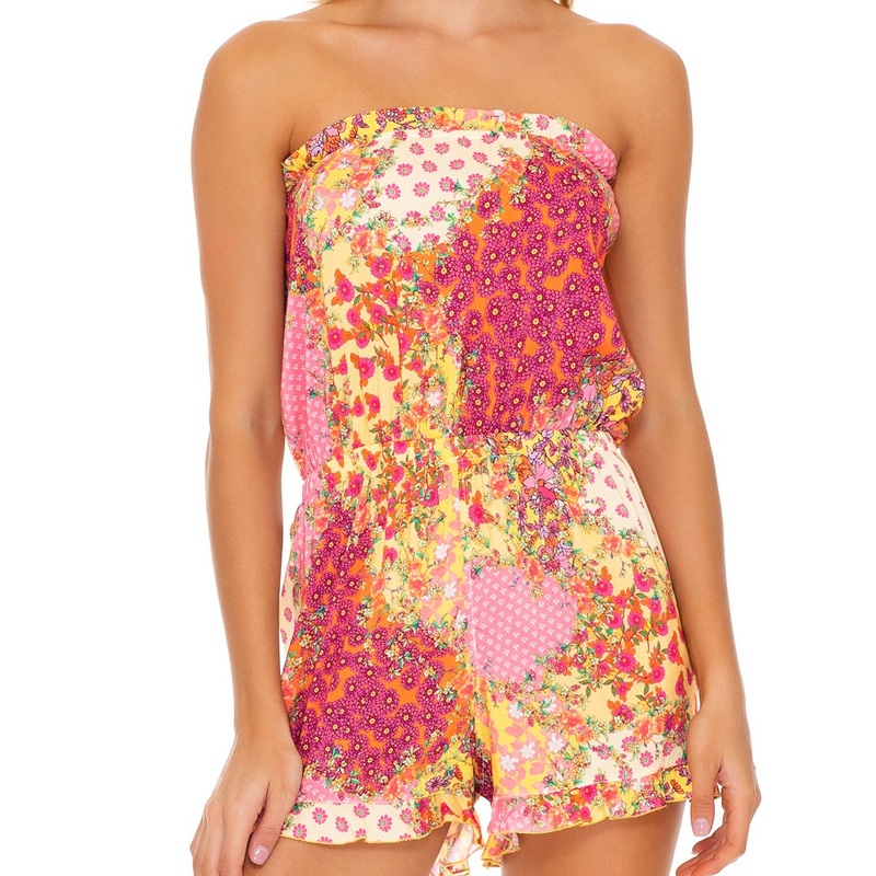 GYPSY DREAM – Strapless Ruffle Romper
