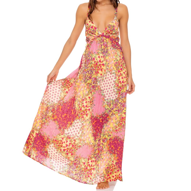 GYPSY DREAM – V Neck Long Dress