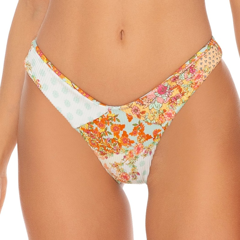 SALTY BUT SWEET – Tab Side High Leg Brazilian Bottom