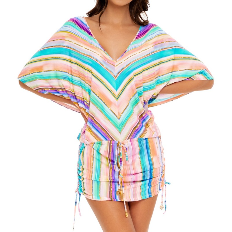 HEAT WAVES – Cabana V Neck Dress