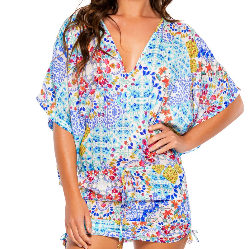 AY QUE CUTE! – Cabana V Neck Dress