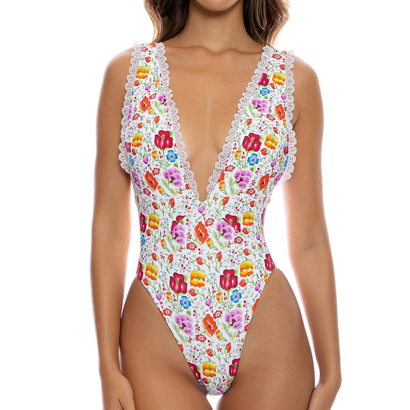 AMOR Y PLAYA – Deep V Bodysuit