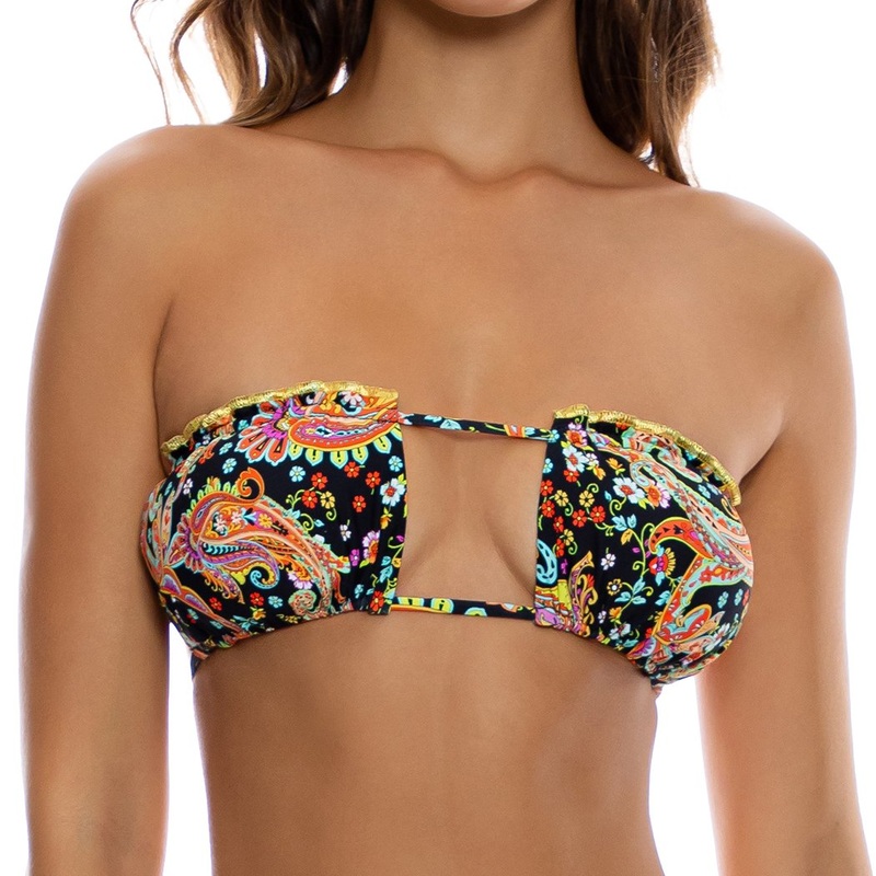 LULI GYPSY – Multiway Ruffled Scrunched Cup Bandeau