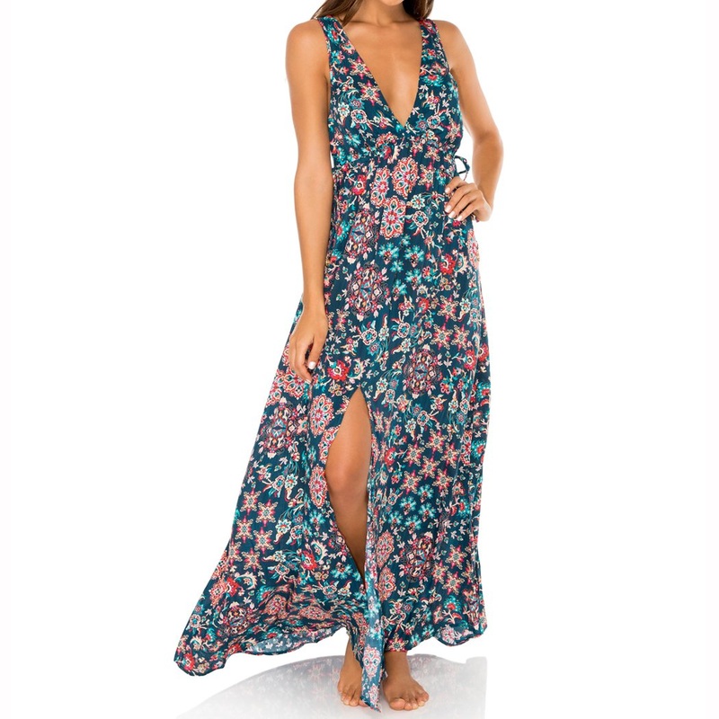 CORDOBA – V Neck Long Dress