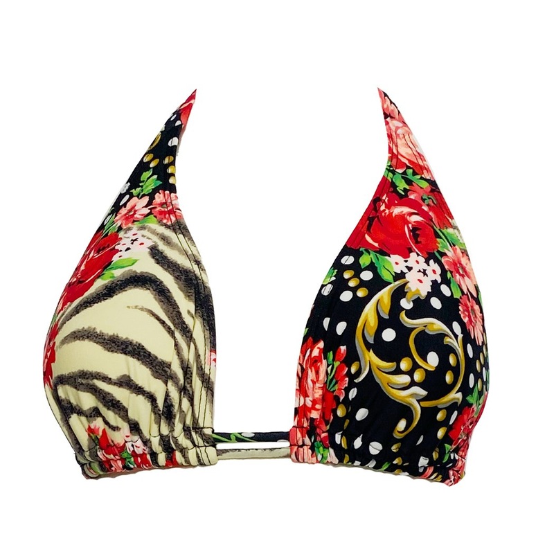 LA VIDA ES UN CARNAVAL – D-cup Triangle Halter Top